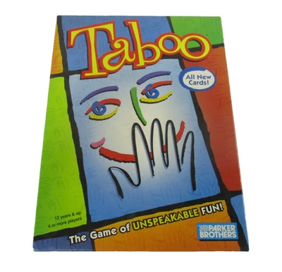 Taboo All New Cards The Game Of Unspeakable Fun 2005 Parker Brothers 4+ Players - Image 1 of 4