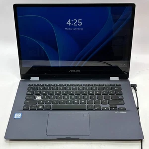 Asus Vivobook Flip 14 TP412FA rotto 14" i3-8145U 2,3 GHz 4 GB RAM 128 GB SSD/Crac - Foto 1 di 11