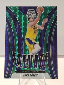Luka Doncic 2024-25 Panini Mosaic Elevate Purple Green Mosaic Prizm #16 Lakers  - Bild 1 von 2