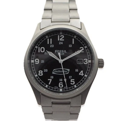 Fossil Defender FS5973 Solar Herrenuhr Edelstahl Neu OVP - Bild 1 von 4