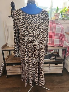 Michael Michael Kors Kleid 2xl Gepardenmuster - Bild 1 von 4