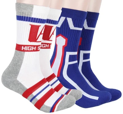 My Hero Academia Socks UA High Design 2 Pack Athletic Adult Crew Socks - Image 1 of 4