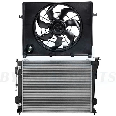 Kit de ventilador de refrigeración del radiador para Hyundai Sonata 11-2014 Kia Optima 2011-2012 Foto 1 de 4