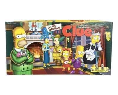 Vintage 2000 First Edition THE SIMPSONS Clue Detective Board Game Complete - Image 1 of 4