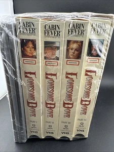 " Lonesome Dove " (4) VHS Box Set π₯ And DVD Western Drama / Romance π¦ - Picture 1 of 5