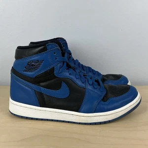 Scarpe da basket Nike Air Jordan Retro 1 High OG da uomo taglia 8,5 blu scuro marina - Foto 1 di 10