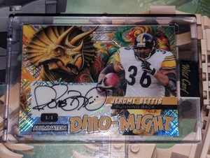 2024 Wild Card Dino-Might - JEROME BETTIS - 1/1 Auto - Triceratops Autograph - Picture 1 of 3