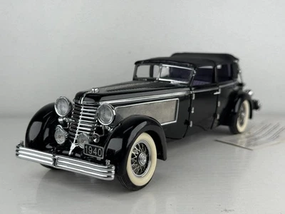 Franklin Mint 1940 Duesenberg SJ 1/24 Scale Diecast With Hang Tag & Paperwork - Image 1 of 4