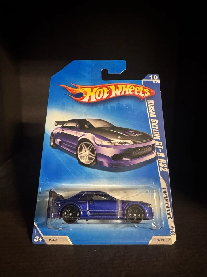 Nissan Skyline GT-R R32 2009 azul Dream Garage 156/190 Hot Wheels Foto 1 de 1