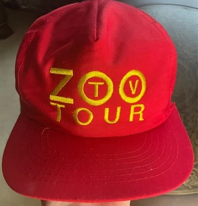 ORIGINAL 1992 U2 ZOO TV Tour Personnel Crew Hat, Snapback Cap NEVER WORN - RARE - Bild 1 von 5