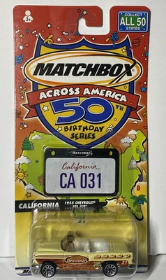 Matchbox Across America 50th Birthday Series California 1955 Chevy Bel Air - Image 1 of 4