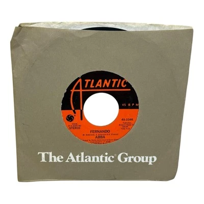 ABBA Fernando/Rock Me 1975 Atlantic Records 45 - Image 1 of 4