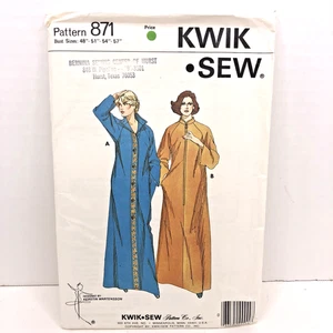 KWIK SEW 871 Sewing Pattern Ladies ROBE Full Length Bust 48 51 54 57 - Picture 1 of 4