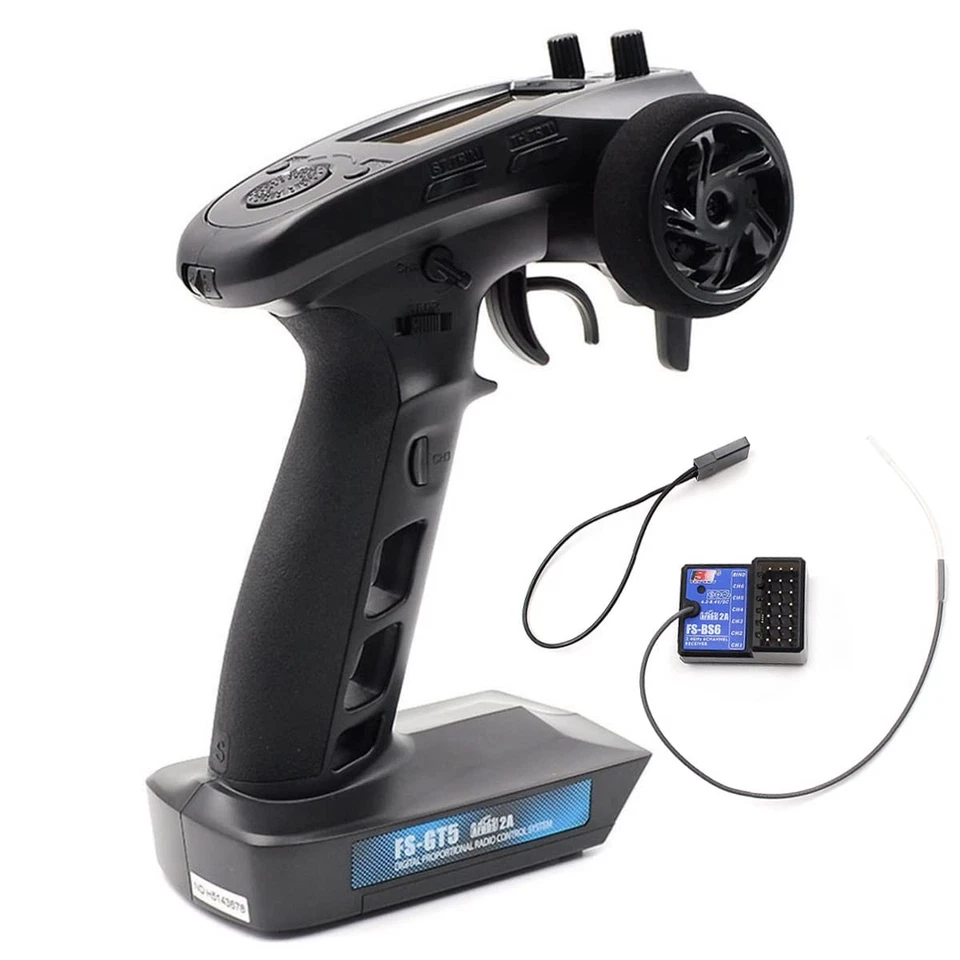 FS-GT5 6 Channels RC Transmitter with FS-BS6 Gyro Receiver Fly 2.4G Sky Radio... - Image 1 of 4