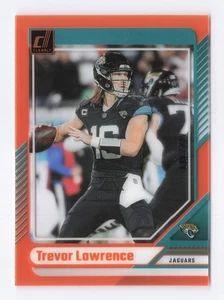2024 Clearly Donruss #26 Trevor Lawrence, Jacksonville Jaguars (172/199) Orange - Picture 1 of 2