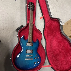 Guitarra Eléctrica Jay Turser JT-280 Azul Océano - Leer - Imagen 1 de 20