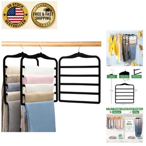 Multipurpose Velvet Clothes Hangers - Maximize Closet with Style & Function - Picture 1 of 10