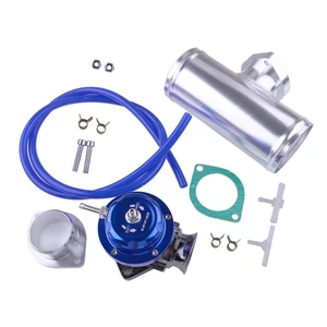 Universal Billet Aluminum Type-RS Turbo Abblaseventil+2.5"/63mm BOV Flanschrohr - Picture 1 of 6