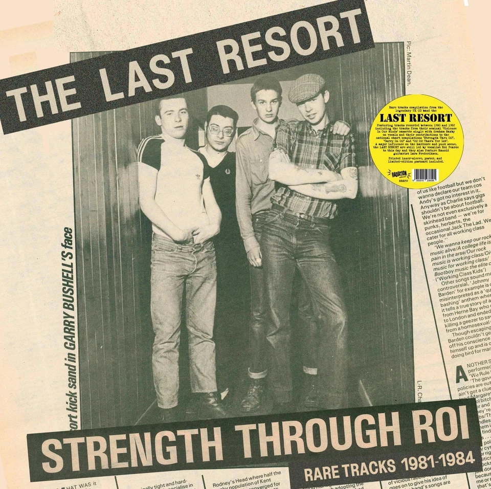 The Last Resort ‎– Strength Through Roi LP NEW Black Vinyl Album Oi Punk Record Foto 1 de 1