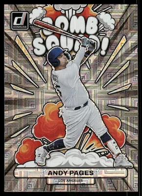 2023 Donruss Bomb Squad Vector #6 Andy Pages - BB - Image 1 of 2