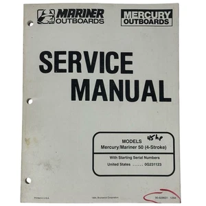 Mercury Mariner Outboard 50 Model (4-Stroke) Service Manual 90-828631 - Bild 1 von 12