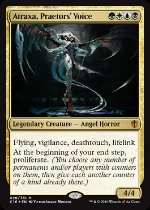 Atraxa, Praetors' Voice -Foil Medium Play MTG Commander 2016 Edition - Image 1 of 1