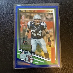Tedy Bruschi /399 - 2025 Score Green Foil Parallel - New England Patriots - Bild 1 von 7