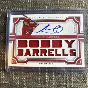 2023 Tesori Nazionali ROBERT HASSELL "Bobby Barrells" Auto 3CL Patch 65/99 - Foto 1 di 2