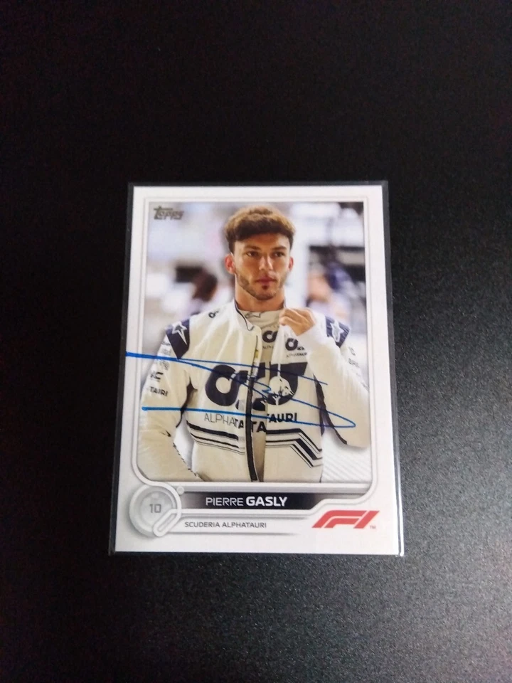 Topps Formula 1 Pierre Gasly Signed Autograph Trading Card F1 New - Image 1 of 1