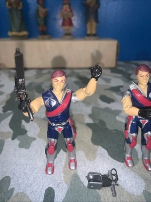 Hasbro G.I. 1985 vintage Figuras completas Joe Crimson Twins "Tomax & Xamot" SW Foto 1 de 4