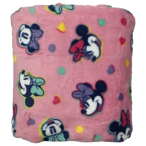 The Big One Oversized Plush Minnie Mouse Microplush Throw Blanket, 5ft x 6 ft - Picture 1 of 2