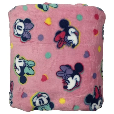 The Big One Oversized Plush Minnie Mouse Microplush Throw Blanket, 5ft x 6 ft - Image 1 of 2