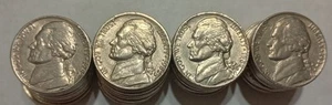1982 D Jefferson Nickel roll, Circulated, all readable dates! - Picture 1 of 1