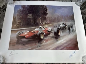 Autographed John Surtees F1 Limited Edition Dion Pears My Favourite Race 708/850 - Picture 1 of 7
