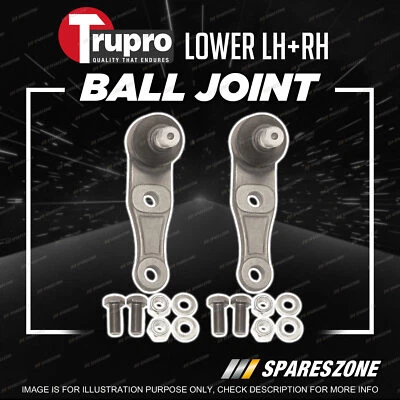 Pair Trupro Lower Ball Joints for Toyota Corolla AE102 Sedan Hatch 1.8L 94-99 - image 1 of 2