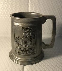 Vintage Wilton Pewter Mug/Stein-Meeting House 1832 - Picture 1 of 2