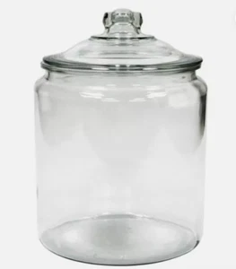 Anchor Hocking ~ 2 Gallon ~ Clear Glass ~ Apothecary Jar ~ Canister w/Lid - Picture 1 of 1