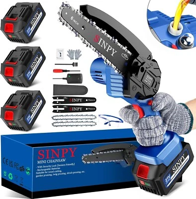 MINI SEGA ELETTRICA A BATTERIA 900W MOTOSEGA PORTATILE POTATURA DA GIARDINO