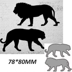 Löwe Stanzformen Metall Cutting Dies Scrapbooking Stanzschablonen Stencils Karte - Bild 1 von 5