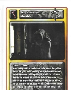 GARRICK Highlander CCG TCG 2nd Edition NIGHTMARE 2HBS - Picture 1 of 2