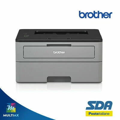 STAMPANTE BROTHER BIANCO E NERO A LASER A4 A5 A6 USB TONER WIRED PC WINDOWS MAC  - Immagine 1 di 4