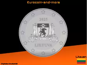 2 Euro Litauen 2025 Ethnographische Region – Mažoji Lietuva - Bild 1 von 1