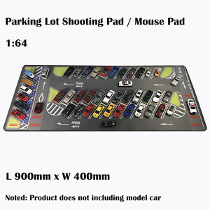 1/64 Parking Lot Mat Model Car Vehicle Scene Display Large Garage Toy Mouse Pad