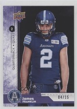 2018 Upper Deck CFL Purple /15 James Franklin #18