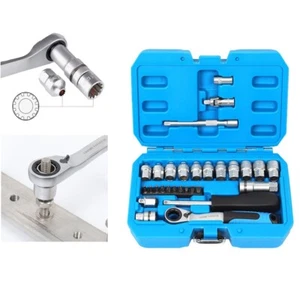 Comprehensive 29PCS Core Ratchet Socket Wrench Kit for Effective Repairs - Picture 1 of 7