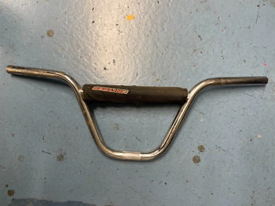 Redline OEM BMX Handlebar 22.2 chromoly 8.5-inch rise retro 25.5 width rare - Image 1 of 4