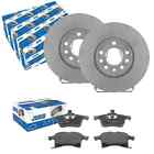 JURID BRAKE DISCS 280 mm + front pads suitable for Opel Astra G + Zafira A