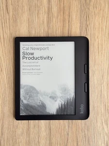 Kobo Libra 2 32GB Black with Clear-Back Case + Original Charging Cable Bundle - Picture 1 of 9