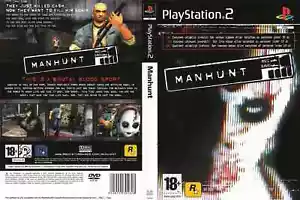 Manhunt PS2 Game Case Box Cover Work Only (No Game) - Picture 1 of 2