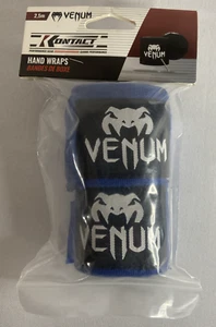 Venum Kontact Performance Gear Blue Hand Wraps 2.5m - Picture 1 of 6